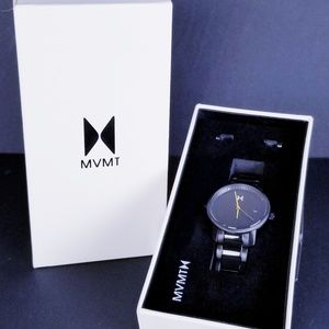 MVMT Ladies All Black Date Watch